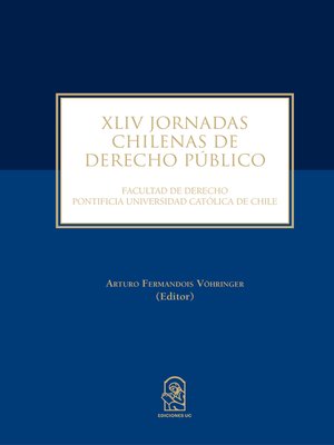 cover image of XLIV JORNADAS CHILENAS DE DERECHO PÚBLICO